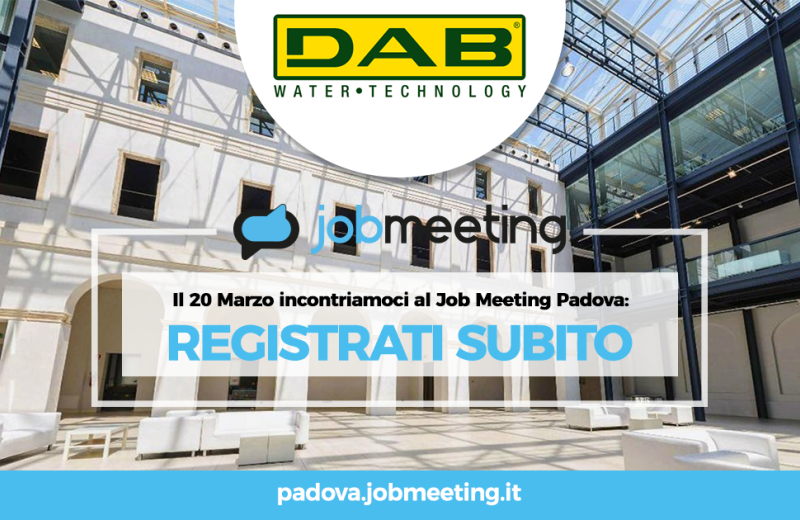 Dab incontra gli studenti al JOB Meeting di Padova