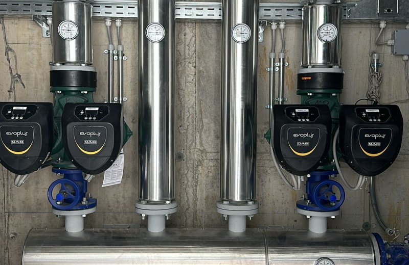 EVOPLUS water circulation pumps installation