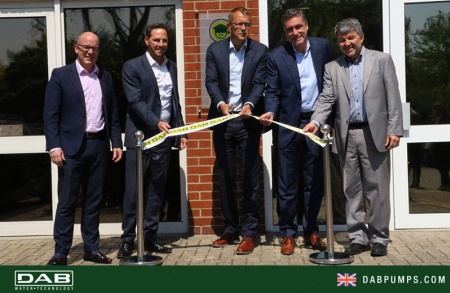 The new premises of DAB Pumps LTD in UK were inaugurated on Thursday 15 May 2018. 